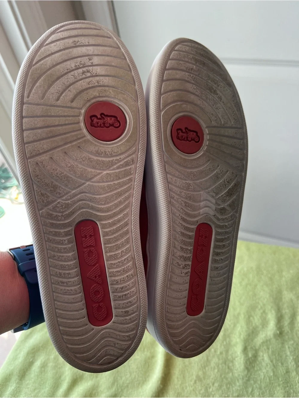 Coach Walker Slip-On Canvas Sneakers. Size 8